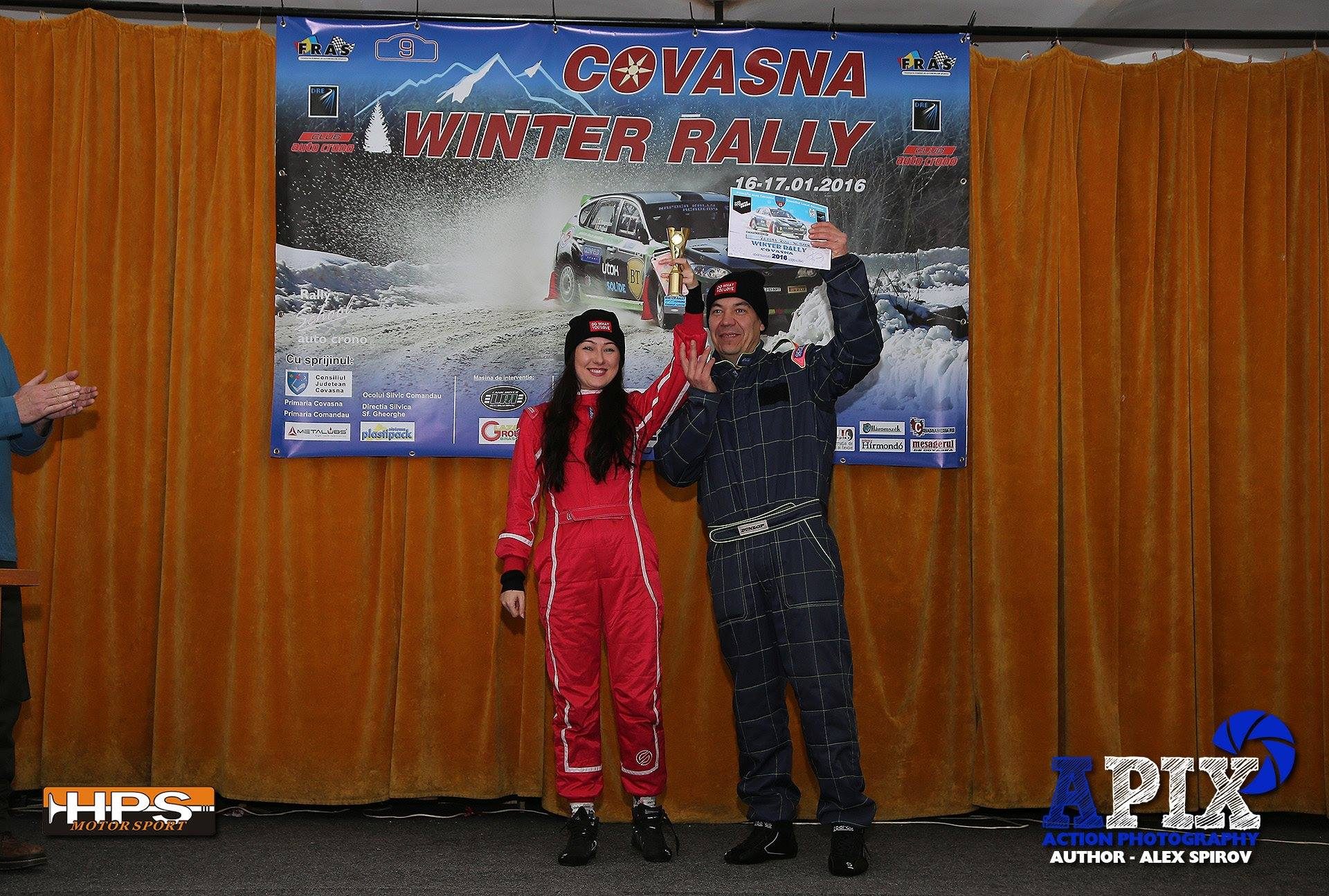 Rally Experience: Primul raliu pentru Ramona Rusu, pe zapada de la Covasna