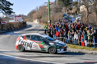 Csongor Szabo si Rares Fetean concureaza in Tour European Rally la Cluj-Napoca