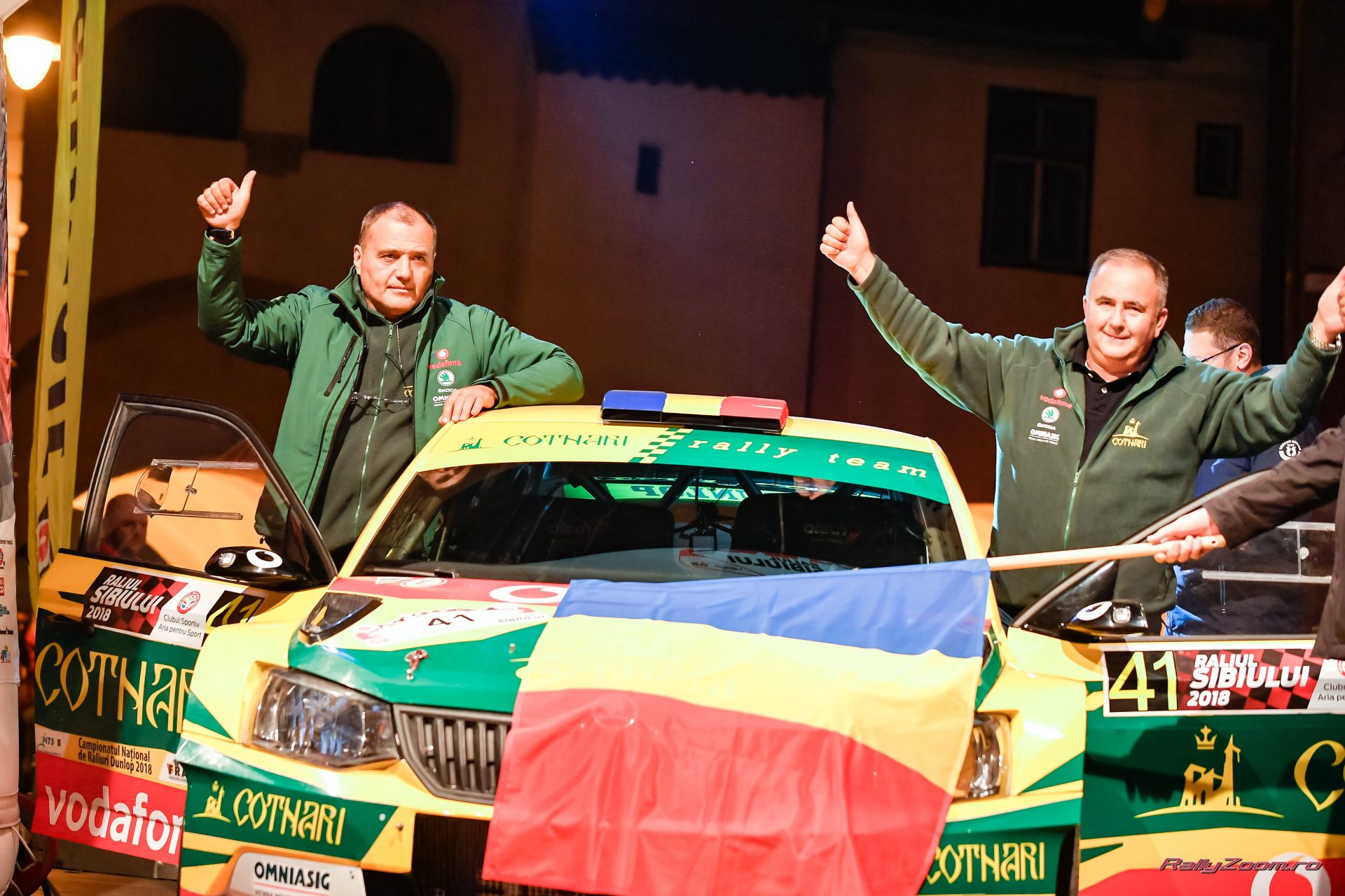 Echipajul Cotnari Rally Team si-a luat la revedere de la fani