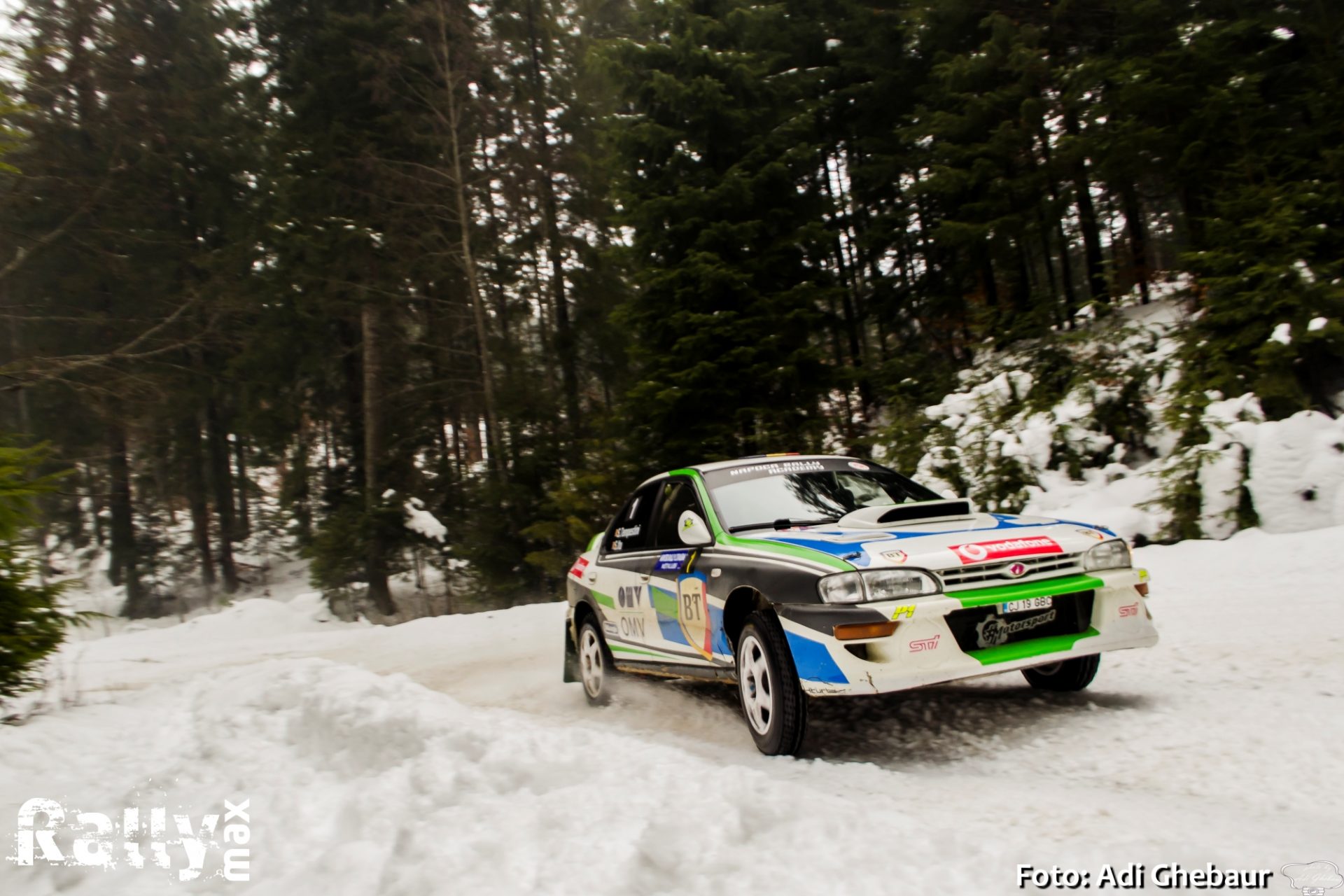 Simone Tempestini conduce in Winter Rally Covasna 2020