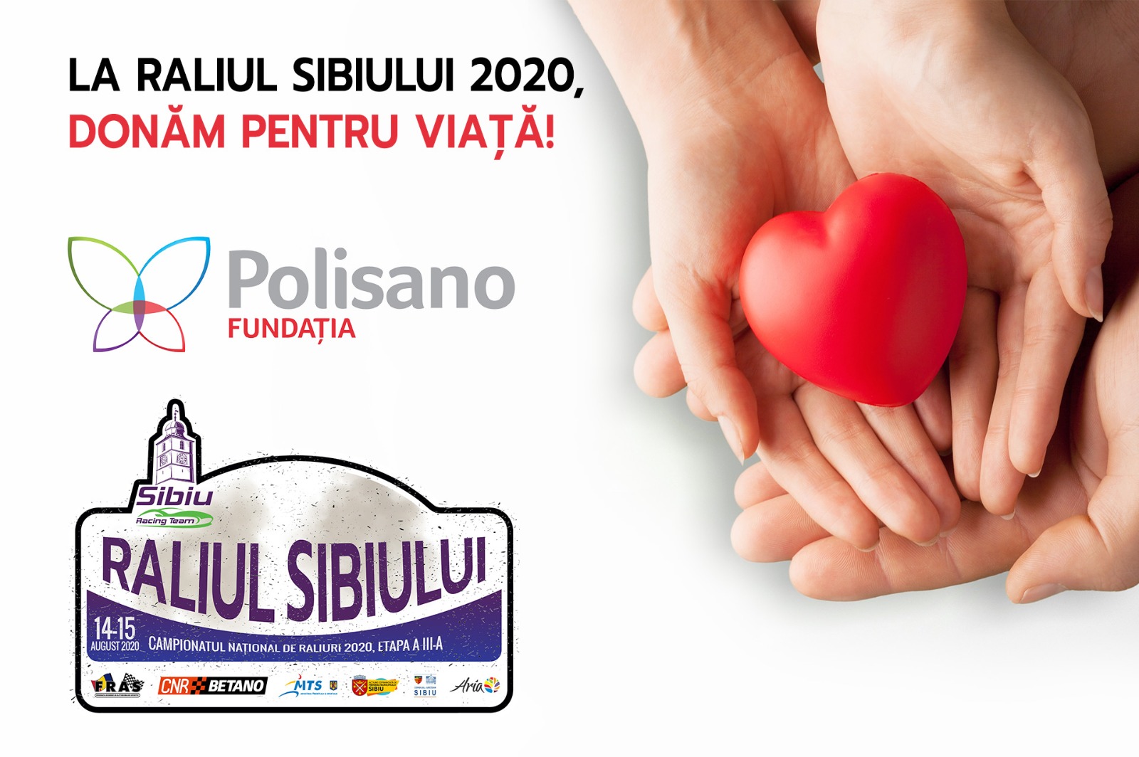 La Raliul Sibiului 2020, donăm pentru viață!