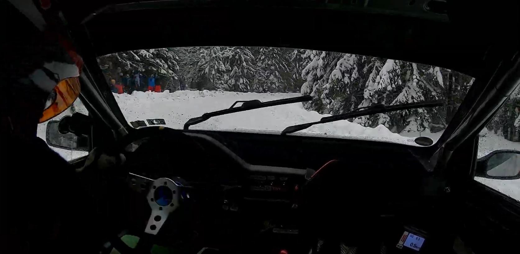 Onboard Action la România Winter Rally 2021