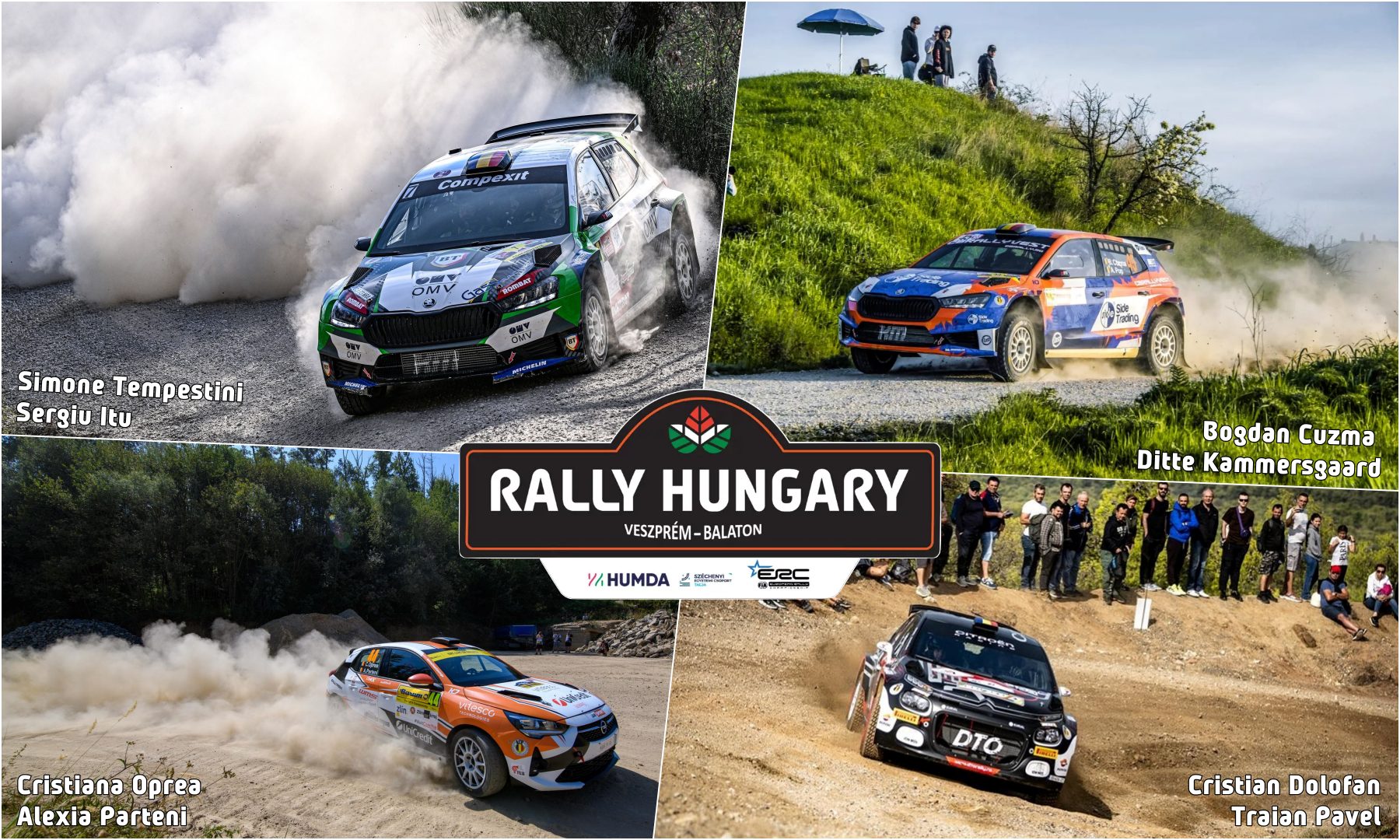 Patru echipaje din România concurează în Rally Hungary 2024 în acest weekend