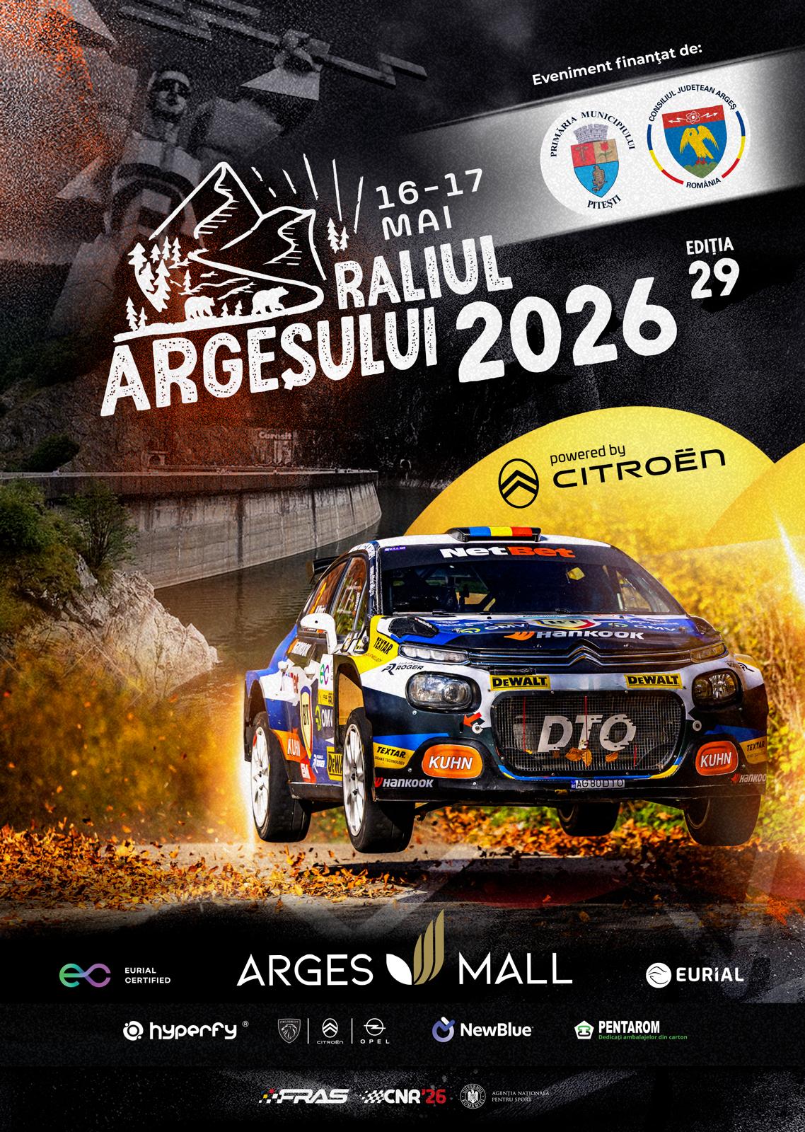 RALIUL ARGEȘULUI POWERED BY CITROEN REVINE ÎN ACȚIUNE ÎN LUNA MAI