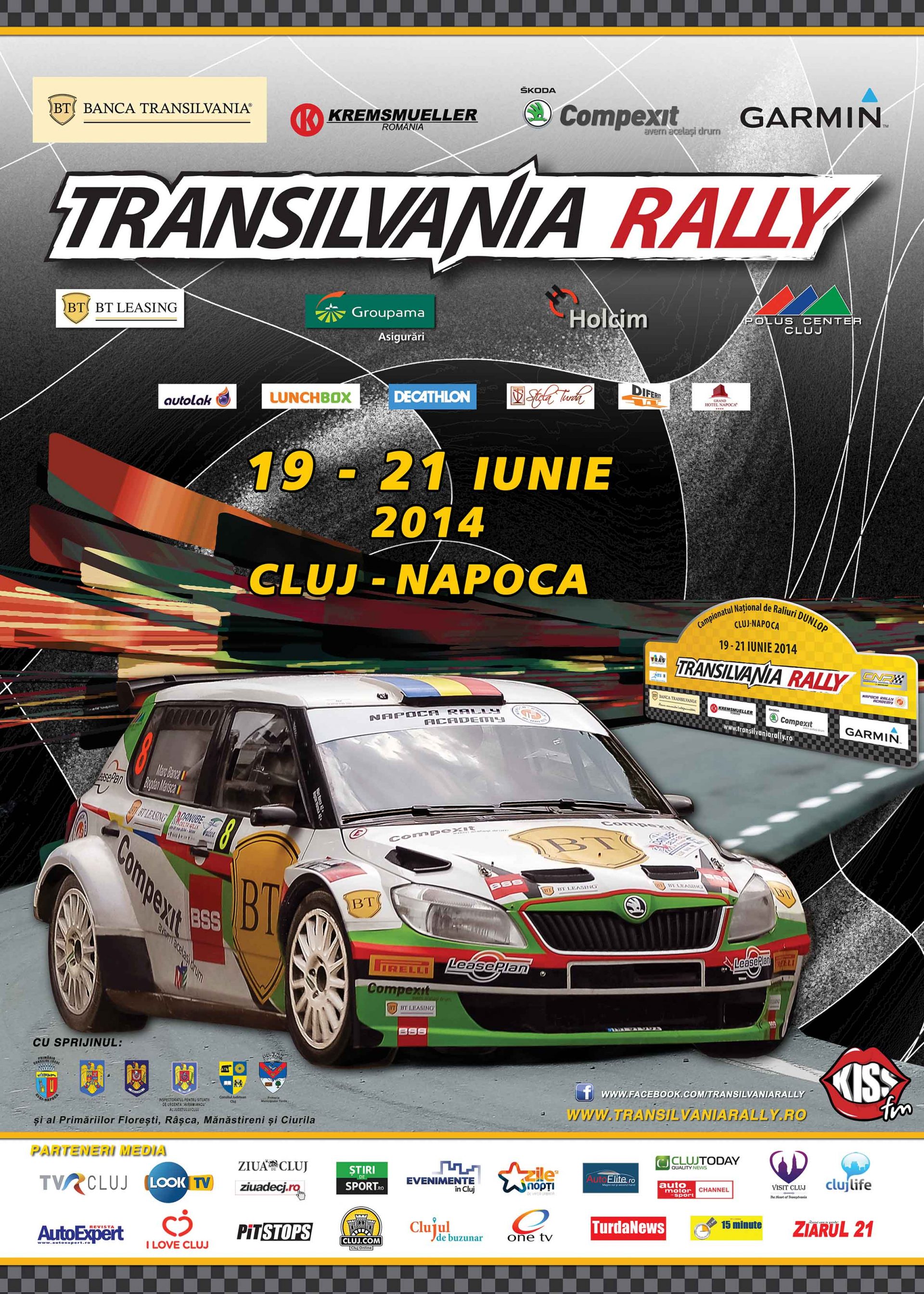 48 de echipaje pe lista de start pentru Transilvania Rally