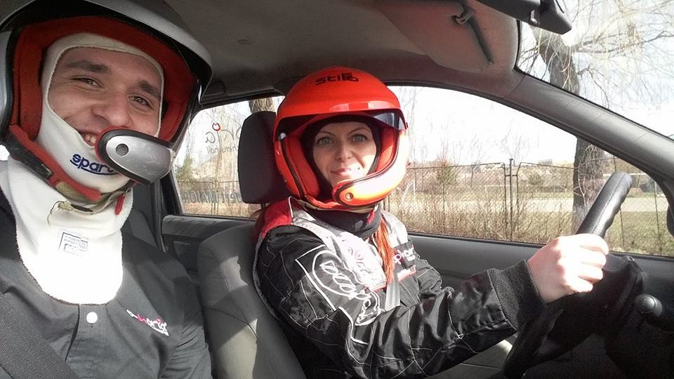Norbert Maior a participat in dreapta Mihaelei Ene la Women’s Cup, in cadrul Promo Rally Brasov