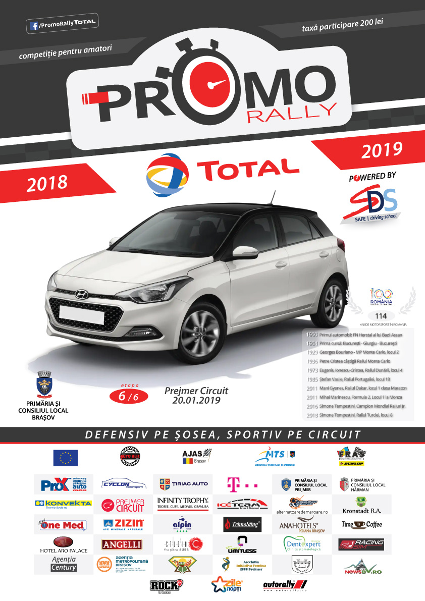 Auto Blic prezinta: Marea finala Promo Rally TOTAL powered by SDS se alerga la Prejmer