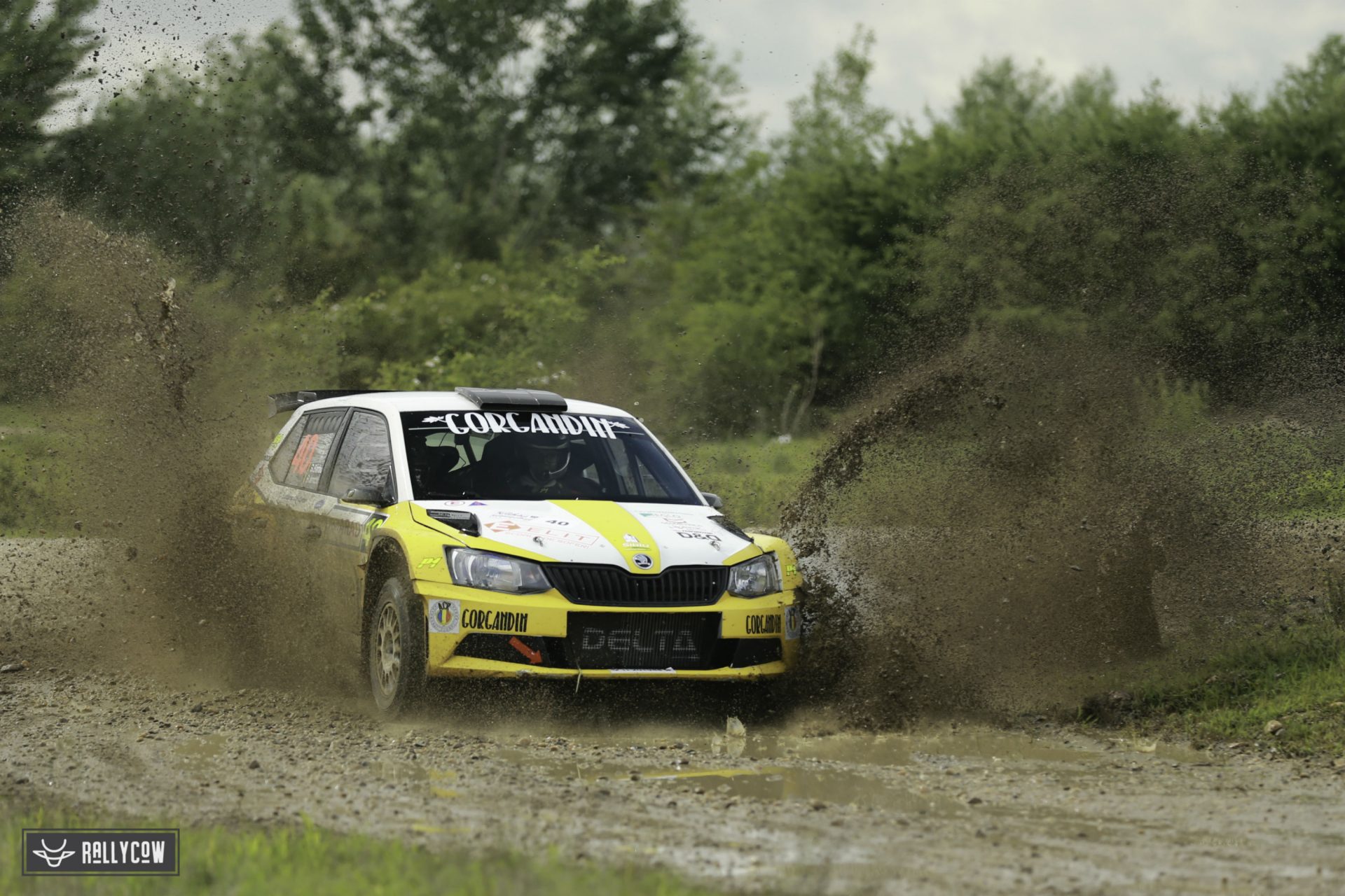 Sebastian Barbu a terminat pe locul 4 in primul raliu pe macadam cu Skoda Fabia R5