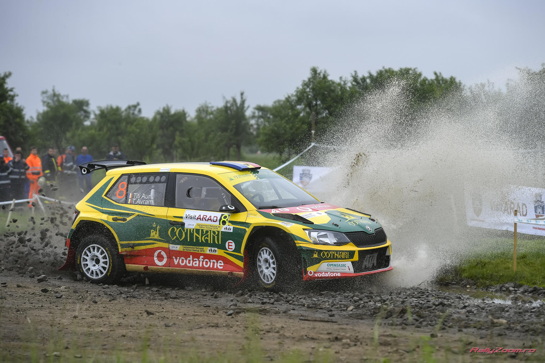 Un loc 5 pentru echipajul Cotnari Rally Team la Raliul Aradului