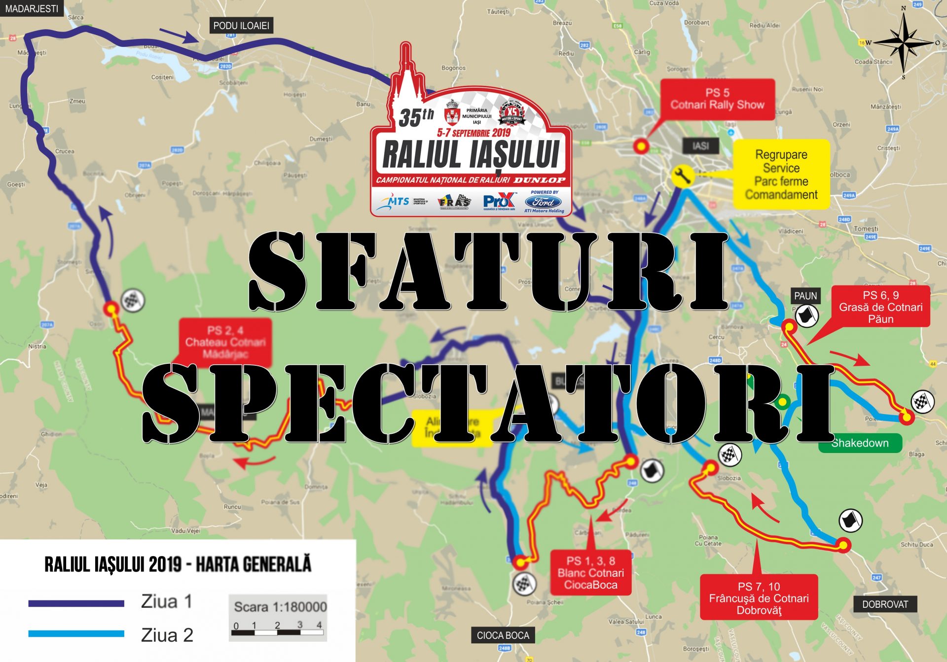 Raliul Iasului 2019 – Sfaturi & ghid spectatori