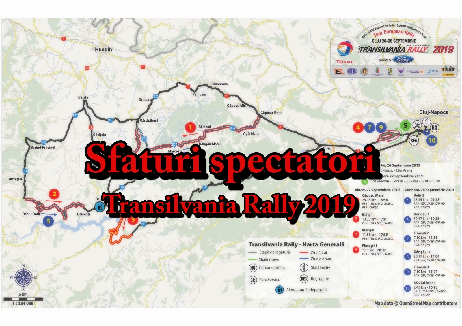 Transilvania Rally 2019 – Sfaturi & ghid spectatori
