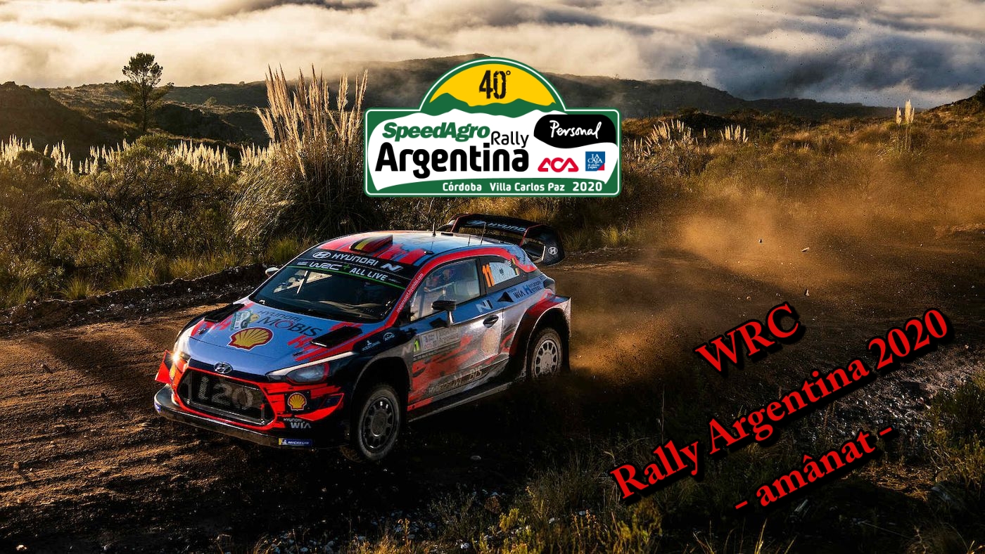 Rally Argentina 2020 – prima etapa WRC amanata