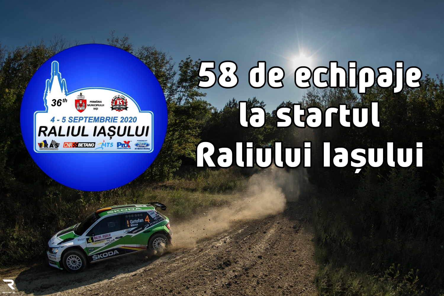 58 de echipaje pornesc în Raliul Iașului 2020