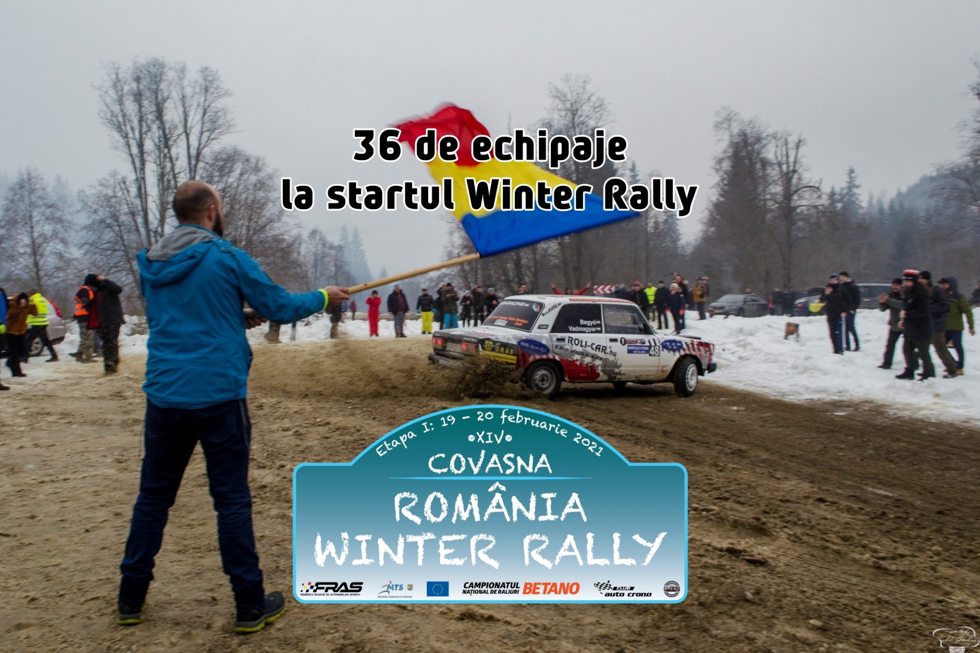 38 de echipaje pornesc în România Winter Rally 2021