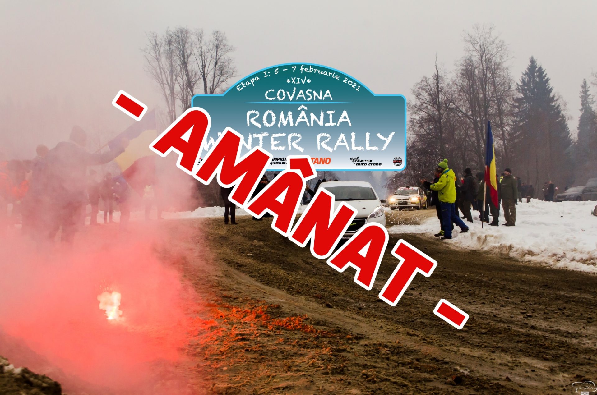 România Winter Rally 2021 este amânat! UPDATE: Cursa are loc în 19-20 februarie